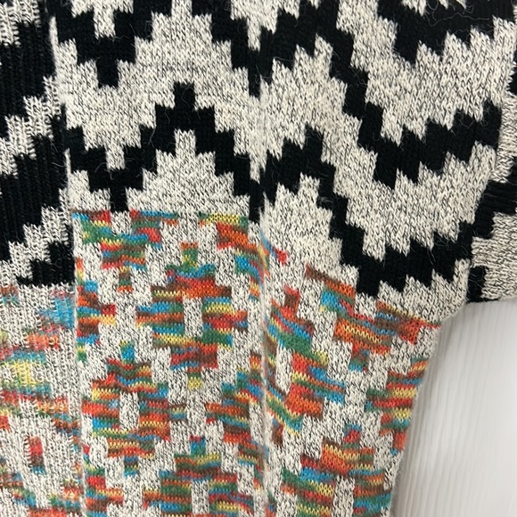 Rainbow pattern debut sweater - Picture 4 of 8